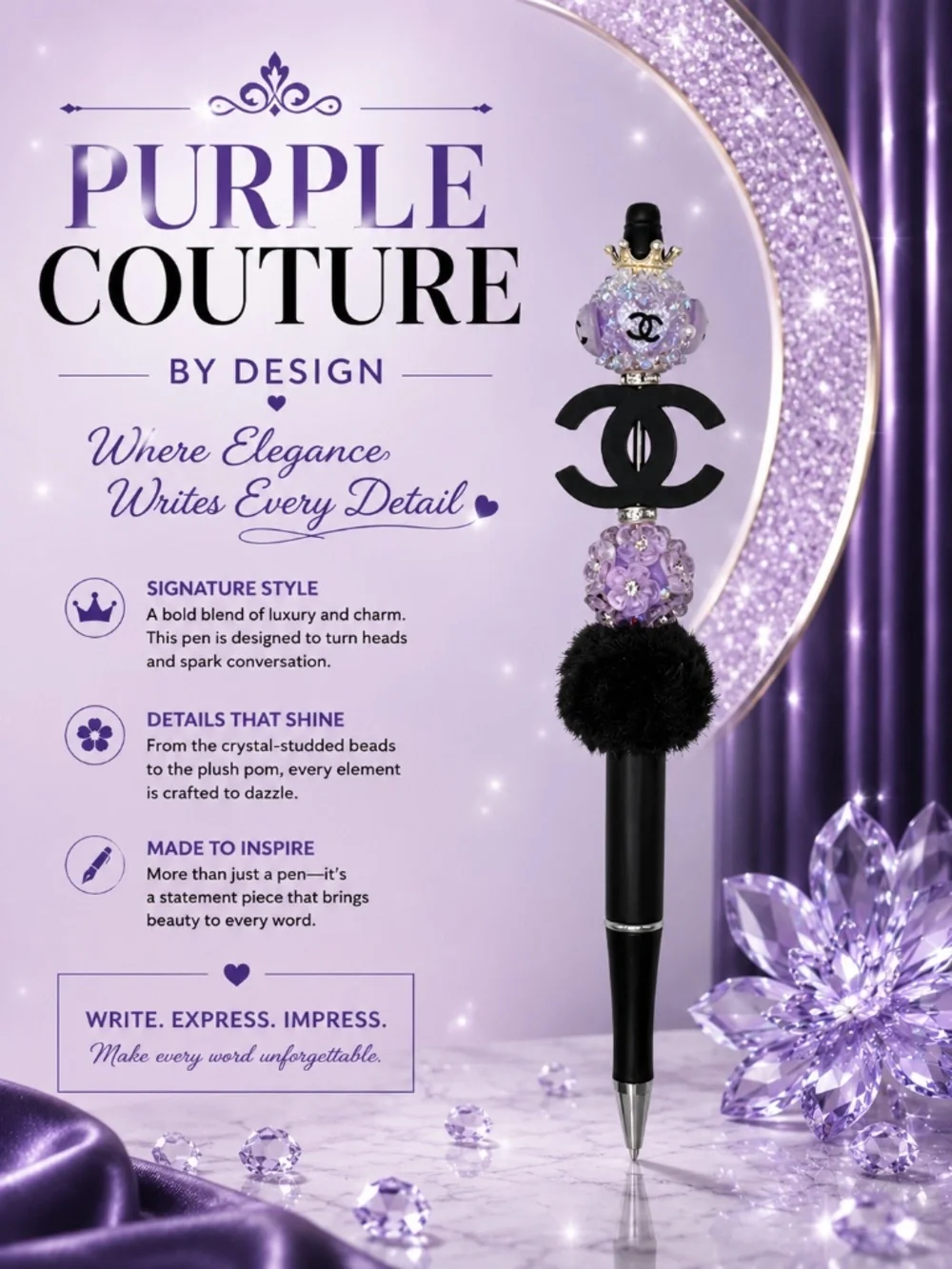 Purple Prestige Pen